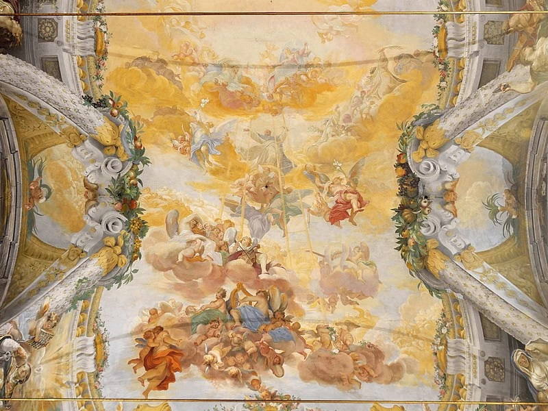 1640-Enrico Haffner - L'Apoteosi di San Domenico